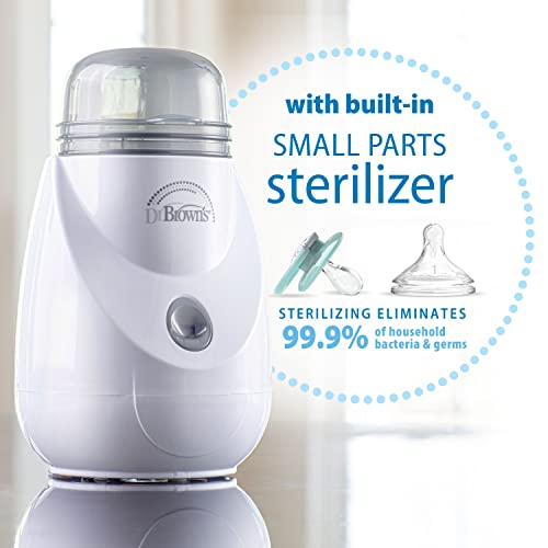 Dr. Brown's Insta-Feed Baby Bottle Warmer and Sterilizer for Baby Bottles and Baby Food Jars, BPA-Free Plastic