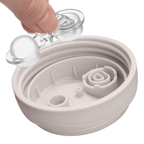Chicco Trainer Sippy Cup 6+ Months, 7oz Baby Training Cup with Bite-Resistance Semi-Soft Spout, Easy Grip Removable Handles, Measurement Markings, BPA-Free, Sage