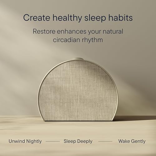 Hatch Restore 3 | Sunrise Alarm Clock, Smart Light, Sleep Audio (Putty)