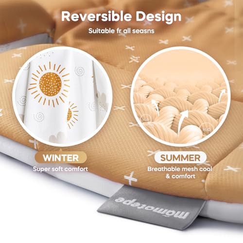 Infant Insert Compatible with 4moms Mamaroo & Graco Swing and Infant Car Seat, Stroller, Other Baby Swing, Rocker, Bouncer, Bassinet Newborn Insert Head & Body Support Cushion, Reversible Design