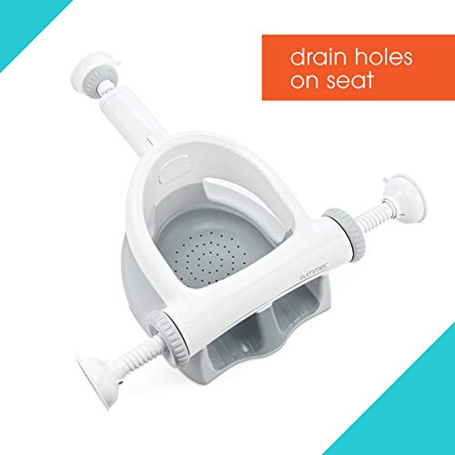 Summer Infant My Bath Seat Soft Support, Gray