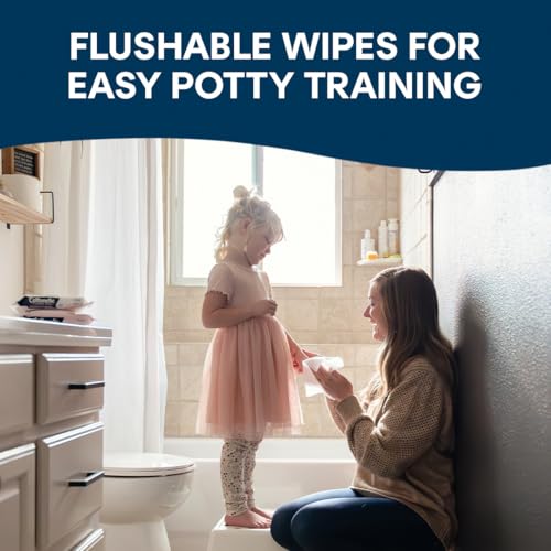Cottonelle Fragrance Free Flushable Wet Wipes, Adult Wet Wipes, 8 Flip-Top Packs, 42 Wipes Per Pack