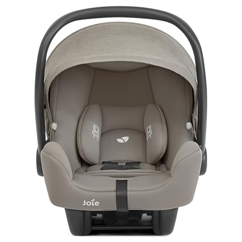 Joie Baby, Rue Lightweight Infant Car Seat & Anti-Rebound Base, Side-Impact Protection, 5-Point Harness, and UPF 50+ Canopy for Newborns and Infants (Dove)