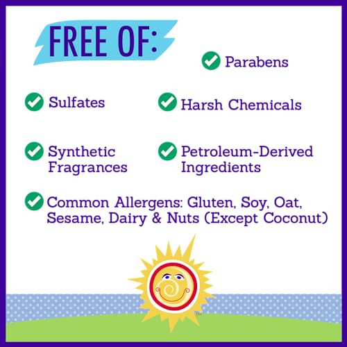 California Baby Calming Baby Shampoo + Baby Wash | 100% Plant-Based | Lavender Body Wash For Sensitive Skin | Hypoallergenic | 251 mL / 8.5 oz.