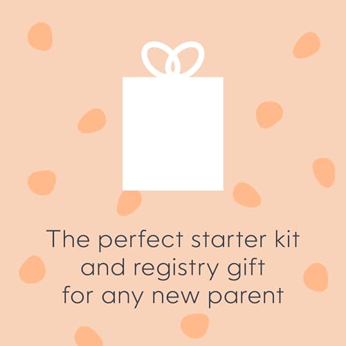 Diaper Genie Signature Gift Set | Includes Easy Roll Refill with 48 Bags | Holds Up to 2256 Newborn Diapers, Plastic
