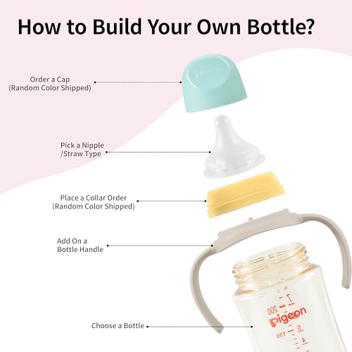 Pigeon PPSU Baby Bottle Replacement Body – 8.1 oz/240 ml, Wide Neck, Heat-Resistant, Drop-Proof, Durable, Easy to Clean, Perfect for 3+ Months Baby, 1 Pack
