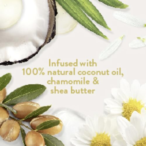 Suave Baby Curling Butter Cream for Curly, Coily Hair, with 100% Natural Coconut Oil, Chamomile & Shea Butter No Parabens, Silicones, Dyes 7.5 OZ