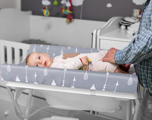 Changing Pad Cover, Diaper Changing Pad Covers 4 Pack, Fitted Baby Changing Table Sheets for 32''×16'' Change Table Pad, Cradle & Bassinet Sheets for Boys & Girls, Soft & Breathable