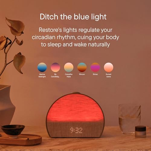 Hatch Restore 3 | Sunrise Alarm Clock, Smart Light, Sleep Audio (Putty)