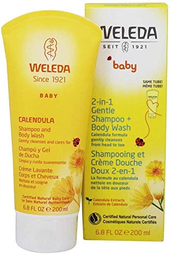 Weleda Baby Shampoo & Body Wash, Calendula, 6.8 Fluid Ounce (Pack of 1)
