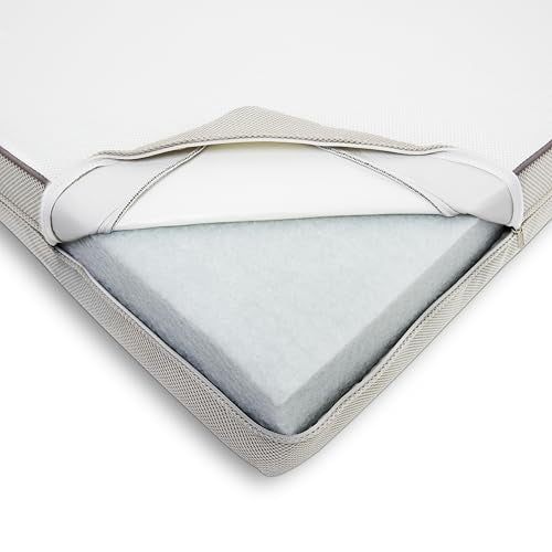 Graco Essentials 6-Inch Mesh Crib & Toddler Mattress — Made in the USA, Firm Support for Infants, GREENGUARD Gold Certified Mattress for Baby Cribs, Removable and Washable Water-Resistant Cover
