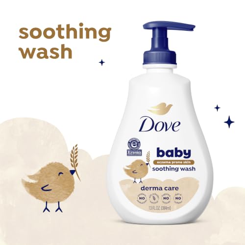 Baby Dove Derma Care Soothing Wash Skin Care with Colloidal Oatmeal Suitable for eczema prone skin 13 oz