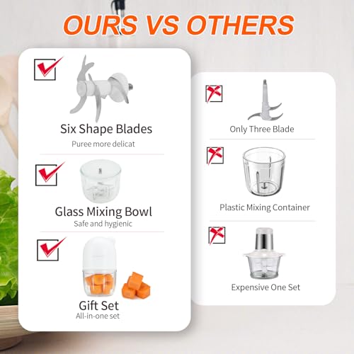 MYAYLYGO Baby Food Maker & Food Processor, Upgraded 14-in-1 Baby Food Blender, Puree Maker, Puree Grinder for Fruit, Veggies, Meat, Baby Feeding Essentials, Shower Gifts Set