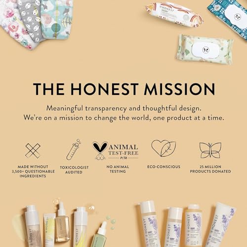 The Honest Company Foaming Bubble Bath, Naturally Derived, Tear-free, Hypoallergenic, Citrus Vanilla Refresh, 12 fl oz