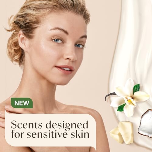 Aveeno Daily Moisturizing Lotion with A Cocoa Butter Vanilla Scent & Soothing Prebiotic Oat, Lightweight Lotion Provides 48-Hour Hydration for Sensitive Skin, Hypoallergenic, 18 fl. oz