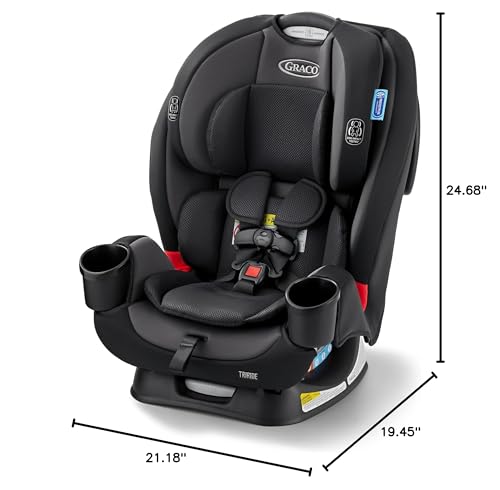 Graco® TriRide 3-in-1 Reclining Car Seat, Kipling - Rear & Forward Facing Car Seat, Highback Booster, Adjustable Headrest
