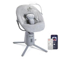 Zoicay Baby Swing,Baby Swings for Infants with 3 Modes & 5 Speeds, BT Enabled App & Remote Control, Electric Swing – 6 Melodies and 3 Timer Setting, 2 Seat Positions and 5-Point Harness Swing (Gray)