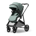 Mompush Wiz 2 in 1 Baby Stroller with Infant Pramette Mode, One Hand Fold Convertible Newborn to Toddler Stroller with Reversible Seat and Large UPF 50+ Canopy