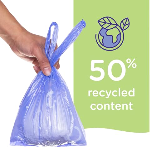 Ubbi Disposable Diaper Sacks, Lavender Scented, Easy-To-Tie Tabs, Diaper Disposal or Pet Waste Bags, 200 Count