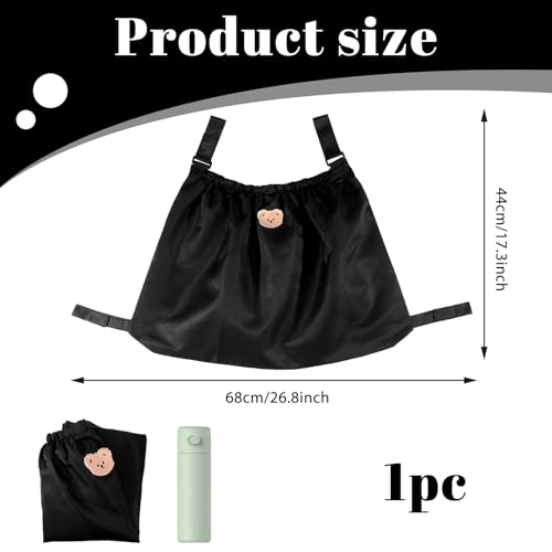 Josojoou Large Capacity Stroller Organizer Bag, Universal Stroller Organizer, Adjustable Strollers Diaper Bag, for Storing Baby Formula, Bottles, and Other daily Necessities.