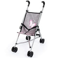 Bayer Doll Umbrella Stroller for Toddlers Foldable Grey 18-Inch, Easy Storage Lightweight Portable