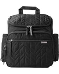 Skip Hop Diaper Bag Backpack: Forma, Multi-Function Baby Travel Bag with Changing Pad & Stroller Attachment, Jet Black
