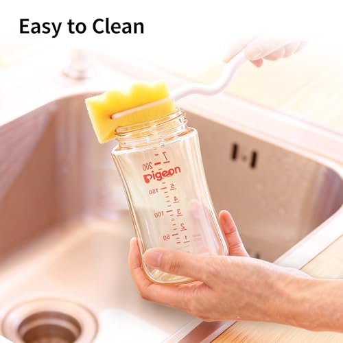 Pigeon PPSU Baby Bottle Replacement Body – 8.1 oz/240 ml, Wide Neck, Heat-Resistant, Drop-Proof, Durable, Easy to Clean, Perfect for 3+ Months Baby, 1 Pack
