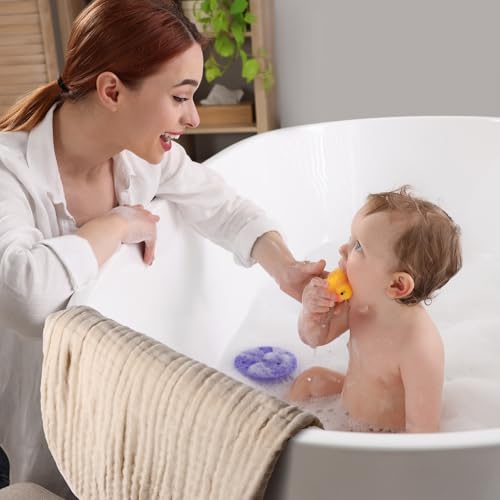VitalCozy 6 Pcs Baby Muslin Hooded Bath Towels and Washcloths Muslin Cotton Hooded Baby Towels Absorbent Blankets for Gift Newborn Infant Shower (32 x 32 Inch,Beige,Sage Green)