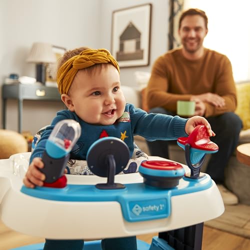 Safety 1st Ready, Set, Walk! DX Developmental Walker, Coral Geo