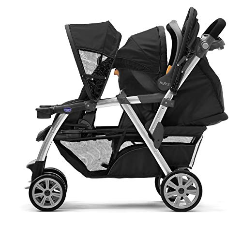 Chicco Cortina Together Double Stroller, 2-Seat, Foldable