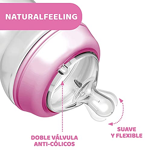 Chicco Natural Feeling 6 Months + Baby Bottle 330ml