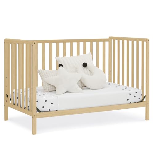 Delta Children Heartland 4-in-1 Convertible Crib, Natural