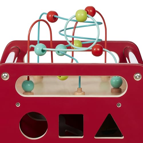 Radio Flyer Deluxe Push & Play Cube Walker, Walker Toy for Ages 1-3