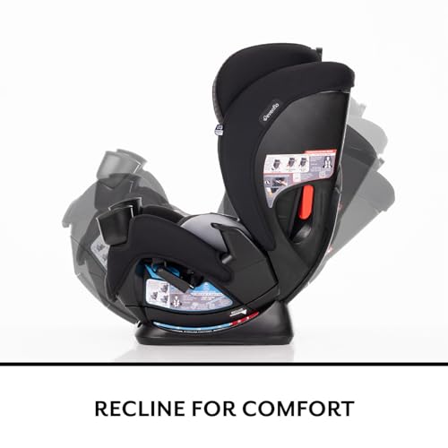 Evenflo All4Stages Slim 4-in-1 Convertible Car Seat (Tybee Black)