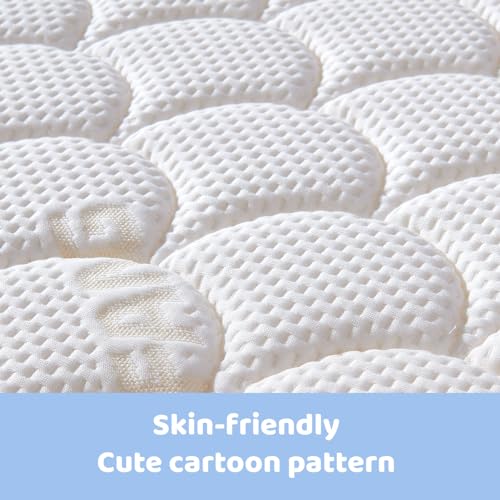 Tiankehan Mini Crib Mattress - 38x24x4 Inch- Dual Sided with Firm Support and Comfort Foam- Breathable, Quiet and Odorless, Fits Most Mini Cribs (Does Not Fit Playard or Standard Crib)