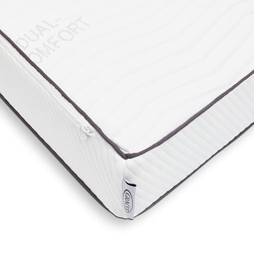 Graco 6-Inch Dual-Comfort Crib & Toddler Mattress - GREENGUARD Gold, CertiPUR-US Certified Foam, Machine Washable Cover with 100% Waterproof Surface, Fits Standard Full Size Baby Crib and Toddler Bed