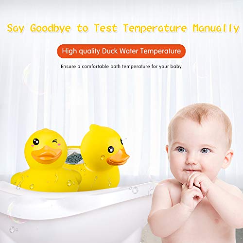 b&h Baby Bath Thermometer, The Infant Bath Floating Toy Safety Temperature Water Thermometer, Baby Bath Essentials (Classic Duck)