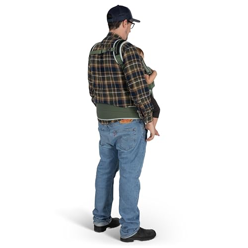 Osprey Poco Soft Convertible Baby Carrier for Newborns - Ergonomic Toddler Sling, Koseret Green