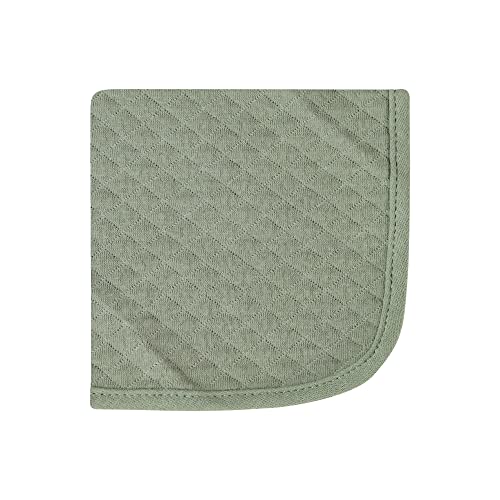 Hudson Baby Unisex Baby Quilted Cotton Washcloths, Forest Animals, One Size
