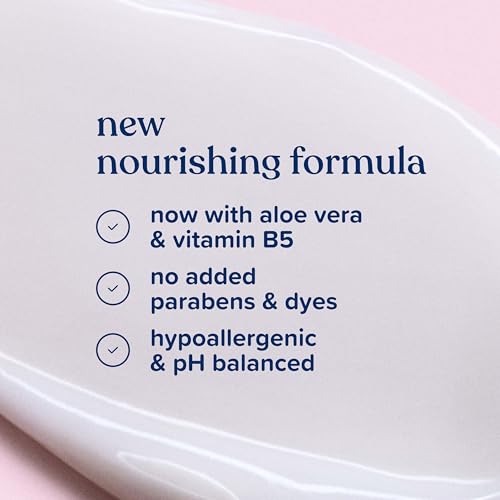 Johnson's Baby Lotion with Coconut Oil, Aloe Vera & Vitamin B5, 72 HR Hydration, Skin Moisturizer, Hypoallergenic, Newborn Safe, Protects From Dryness & Strengthens Skin, Baby Essentials, 13.6 fl. oz