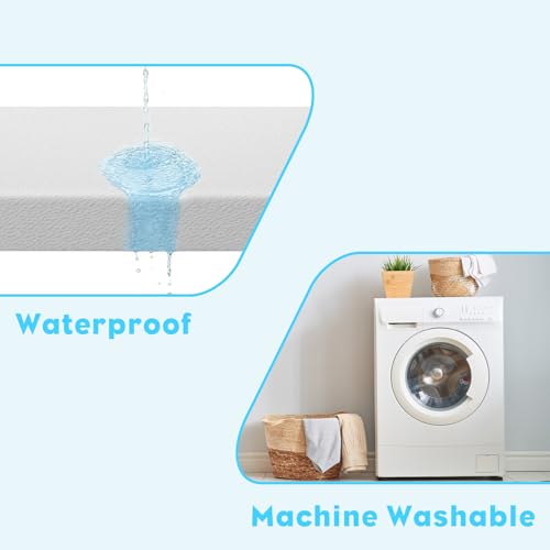 Moonlightfamily 5"x52"x27.5" Premium Crib & Toddler Mattress, Water-Resistant and Removable Machine Washable Outer Cover, CertiPUR-US Certified Medium Firm Foam