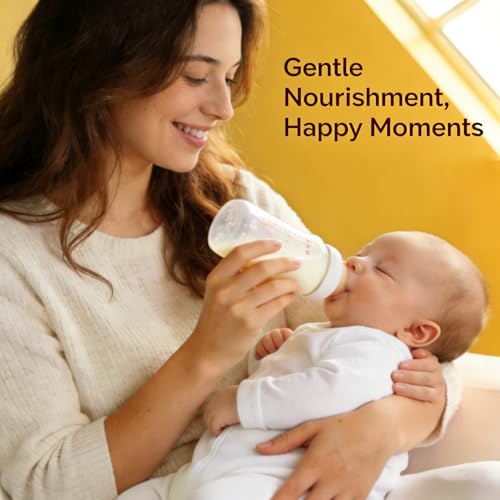 Compatible with Pigeon Nipple,4Pcs Compatible with Pigeon Bottle Nipple,Standard Flow,Fit for PigeonL Nipple6+ Months with Latch-On Line & Natural Feel