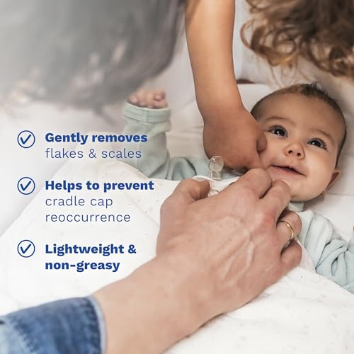 Mustela Cradle Cap Cream for Newborn - Fragrance-Free Baby Moisturizer for Seborrheic Dermatitis - Helps to minimize Scalp Flakes - Clinically & Dermatologist Tested - 1.35 fl. oz.