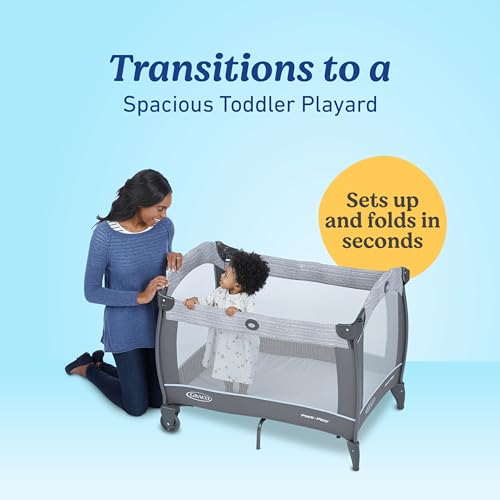 Graco Pack 'n Play Close2Baby Bassinet Playard Features Portable Bassinet Diaper Changer and More, Derby