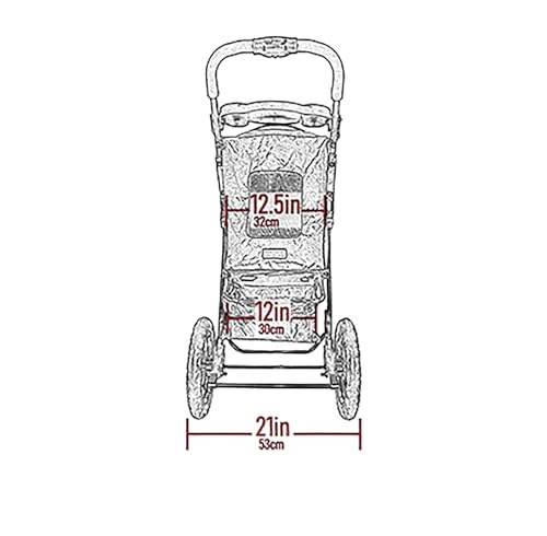Pet Gear No-Zip Jogger Pet Stroller for Cats/Dogs, Zipperless Entry, Airless Tires, Easy One-Hand Fold, Cup Holder + Storage Basket, Sapphire