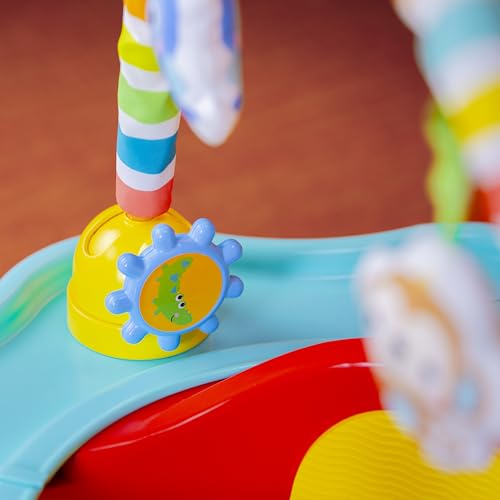 Bright Starts 3-in-1 SuperSeat Playful Paradise, Baby Activity Seat with Toys, Snacking Tray, Booster Seat, BPA Free Tray, Unisex, 6 Months +