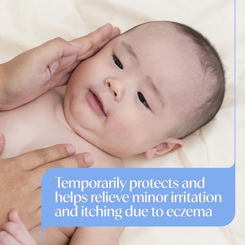 Aveeno Baby Eczema Therapy Moisturizing Cream for Dry, Itchy Skin, Natural Colloidal Oat & Vitamin B5, Hypoallergenic & ph-Balanced, No Added Steroids, Phthalates, Parabens or Fragrance, 7.3 oz