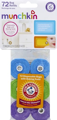 Munchkin® Arm and Hammer Diaper Bag Refills, 6 Pack, 72 Bags