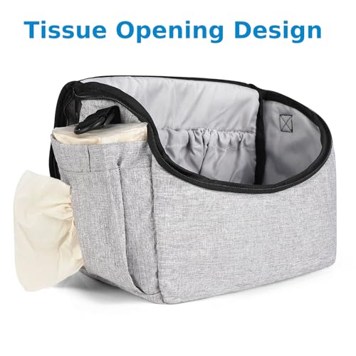 Accmor Universal Stroller Organizer - Large Capacity Stroller Bag with Shoulder Strap - Accessories for Uppababy, Nuna, Doona, Britax