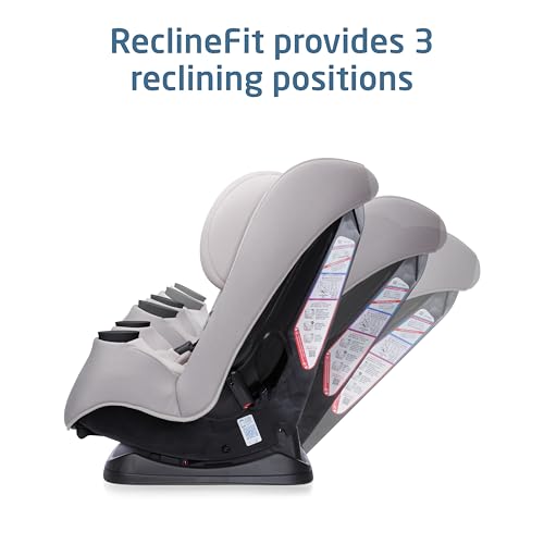 Maxi-Cosi Pria Max 3-in-1 Convertible Car Seat, Infant to Toddler Car Seat, ClipQuick Magnetic Chest Clip, Quick-Install Latch, Machine-Washable Cover, 5-100 lbs, Oyster Shell